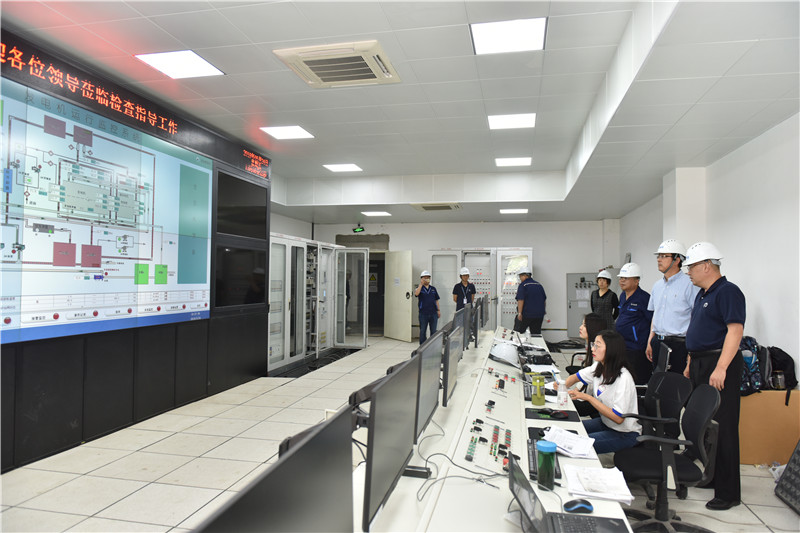 海检中心电气试验室3200兆伏安短路发电机机械试车成功